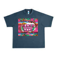 Midnight Navy mama cita cactus serape Urban Heavy Tee - LillyAllenDesigns
