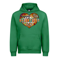 Emerald Happy Valentınes Day Urban Hoodie - CowhideDigitalArt