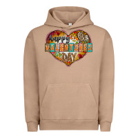 Pigment Burro Happy Valentınes Day Urban Hoodie - CowhideDigitalArt