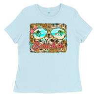 Baby Blue beach'in sunglasses Ladies Tee - Jasminsmagicworld