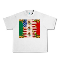 Lunar Rock American flag mexico flag sunflower cactus Urban Heavy Tee - JahusDesignShop