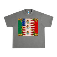 Tornado American flag mexico flag sunflower cactus Urban Heavy Tee - JahusDesignShop