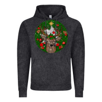 Vintage Black deer christmas Vintage Hoodie - BundleAndBundleShop