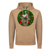 Deer Christmas Vintage Hoodie | Teevron