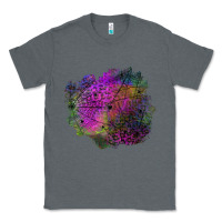 Charcoal Heather halloween spider web for patches Classic Tee - BundleAndBundleShop