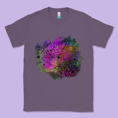Halloween Spider Web For Patches Classic Tee Designed By Bundleandbundleshop