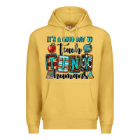 Antique Gold it's a good day to teach tiny humans Premium Hoodie - OliviaCreatesArt