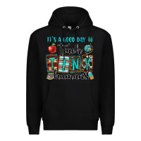 Black it's a good day to teach tiny humans Premium Hoodie - OliviaCreatesArt