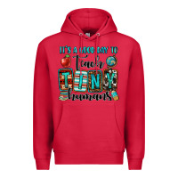 Cardinal it's a good day to teach tiny humans Premium Hoodie - OliviaCreatesArt