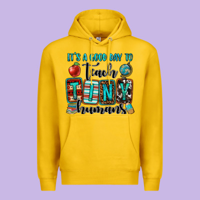 It's A Good Day To Teach Tiny Humans Premium Hoodie Designed By Oliviacreatesart