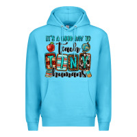 Ocean Blue it's a good day to teach tiny humans Premium Hoodie - OliviaCreatesArt