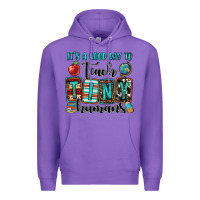 Purple it's a good day to teach tiny humans Premium Hoodie - OliviaCreatesArt