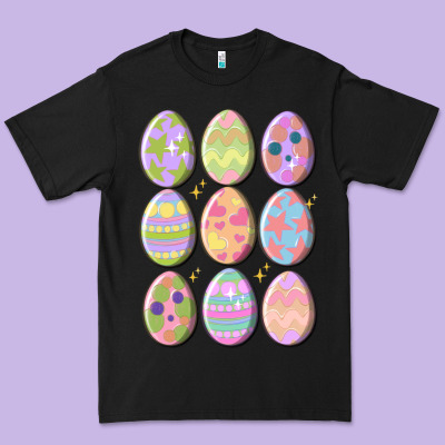 Vintage Easter Eggs Premium Tee Designed By Maliassmallbusiness