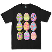 Black vintage easter eggs Premium Tee - MaliasSmallBusiness