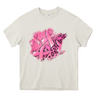Cream breast cancer patches Heavy Core Tee - Jasminsmagicworld