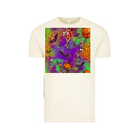 Vintage Arctic halloween party seamless pattern Vintage Tee - BundleAndBundleShop