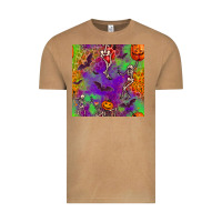 Vintage Camel halloween party seamless pattern Vintage Tee - BundleAndBundleShop