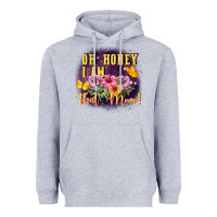 Heather Grey Oh honey i am that mom Heavyweight Hoodie - FaDigitalArtStudio