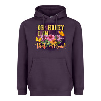 Plum Oh honey i am that mom Heavyweight Hoodie - FaDigitalArtStudio