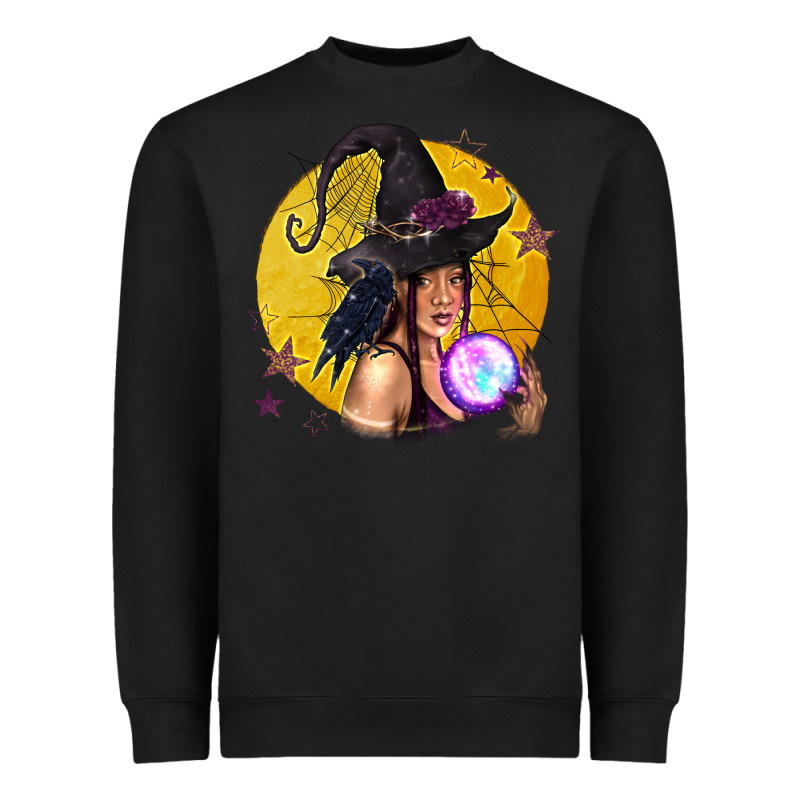 Black Witch Heavyweight Sweatshirt by texasbilliewilder | Teevron