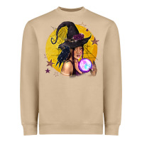 Mushroom Black Witch Heavyweight Sweatshirt - texasbilliewilder