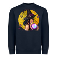 Navy Black Witch Heavyweight Sweatshirt - texasbilliewilder