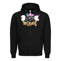 Black Easter Dog Mom Easter Day Zipper Hoodie - CowGirlArtShop