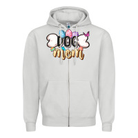 Dove Grey Easter Dog Mom Easter Day Zipper Hoodie - CowGirlArtShop