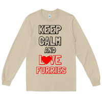Mushroom Keep Calm And Love Furries Long Sleeve Tee - Bettercallsaul