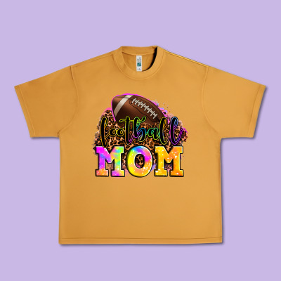 Football Mom Urban Heavy Tee Designed By Lillyallendesigns