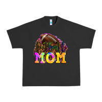 Pigment Black football mom Urban Heavy Tee - LillyAllenDesigns