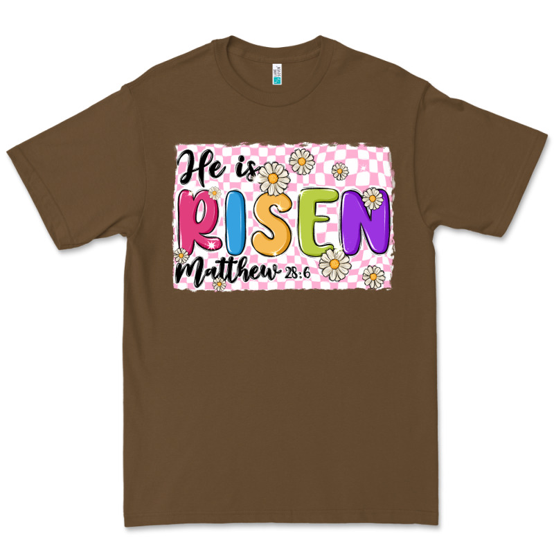 Checkered Risen Premium Tee by MaliasSmallBusiness | Teevron
