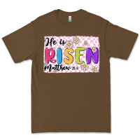 Cacao checkered risen Premium Tee - MaliasSmallBusiness