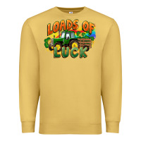 Antique Gold Loads of luck with tractor St. Patricks Day Premium Sweatshirt - FaDigitalArtStudio