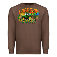 Chestnut Loads of luck with tractor St. Patricks Day Premium Sweatshirt - FaDigitalArtStudio