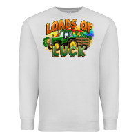 Dove Grey Loads of luck with tractor St. Patricks Day Premium Sweatshirt - FaDigitalArtStudio