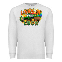 Oatmeal Heather Loads of luck with tractor St. Patricks Day Premium Sweatshirt - FaDigitalArtStudio