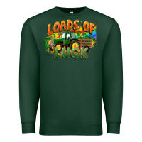 Sports Green Loads of luck with tractor St. Patricks Day Premium Sweatshirt - FaDigitalArtStudio
