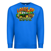 True Royal Loads of luck with tractor St. Patricks Day Premium Sweatshirt - FaDigitalArtStudio