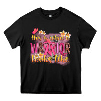 Black this is what a warrior looks like Heavy Core Tee - NancyCooperArtShop