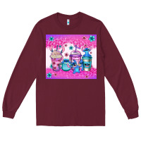 Stitch Coffee Cups Long Sleeve Tee | Teevron