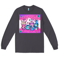 Smoke stitch coffee cups Long Sleeve Tee - Jasminsmagicworld