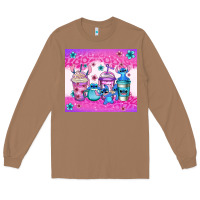 Toasted Coconut stitch coffee cups Long Sleeve Tee - Jasminsmagicworld