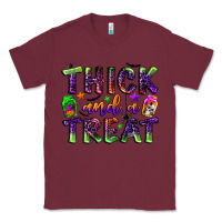 Burgundy thick and a treat Classic Tee - BundleAndBundleShop