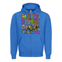 True Royal Mardi Saurus Rex Zipper Hoodie - HowdyJamesFarm