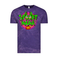 Cloud Purple spooky mama Vintage Tee - BundleAndBundleShop