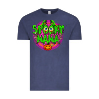 Vintage Denim spooky mama Vintage Tee - BundleAndBundleShop