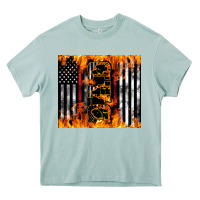 Arona Western Firefighter Dad Heavy Core Tee - LillyAllenDesigns