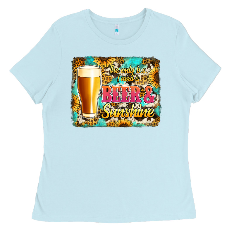Beer And Sunshine Ladies Tee by Jasminsmagicworld | Teevron