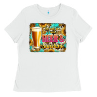 White beer and sunshine Ladies Tee - Jasminsmagicworld